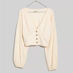 Madewell Crop Blouse